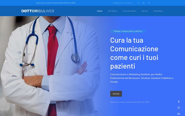 Screenshot of dottorisulweb.it