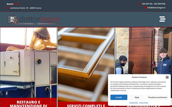 Screenshot of dottorlegno.it