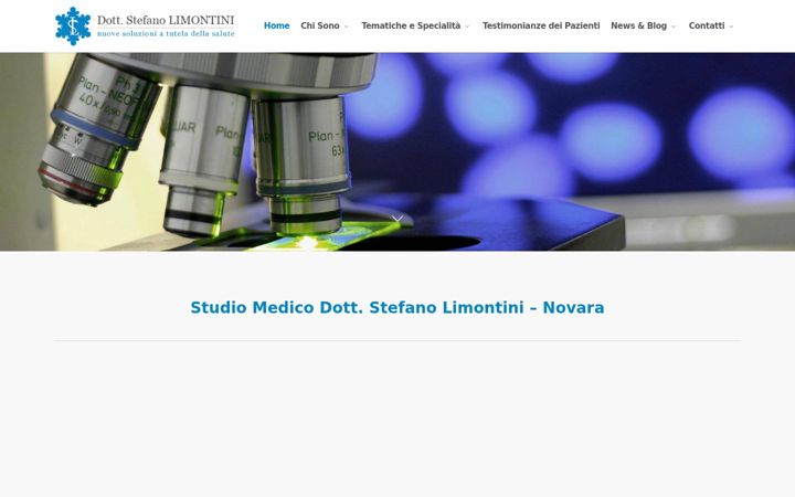 Screenshot of dottorlimontini.it