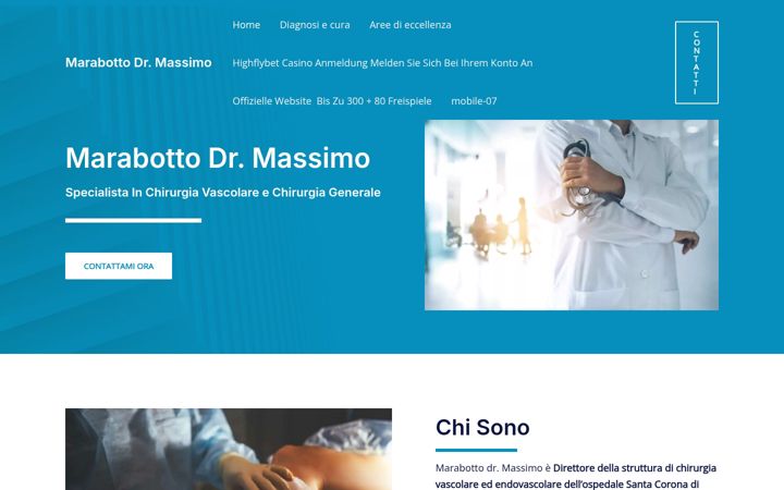 Screenshot of dottormarabotto.it