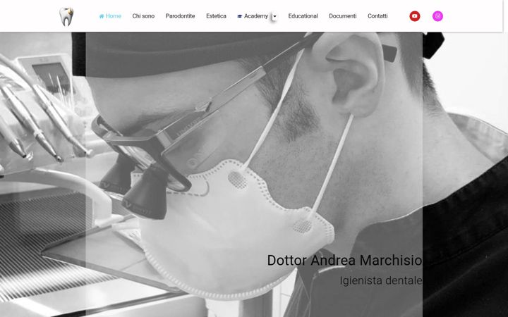 Screenshot of dottormarchisio.it