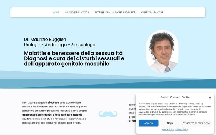 Screenshot of dottormaurizioruggieri.it