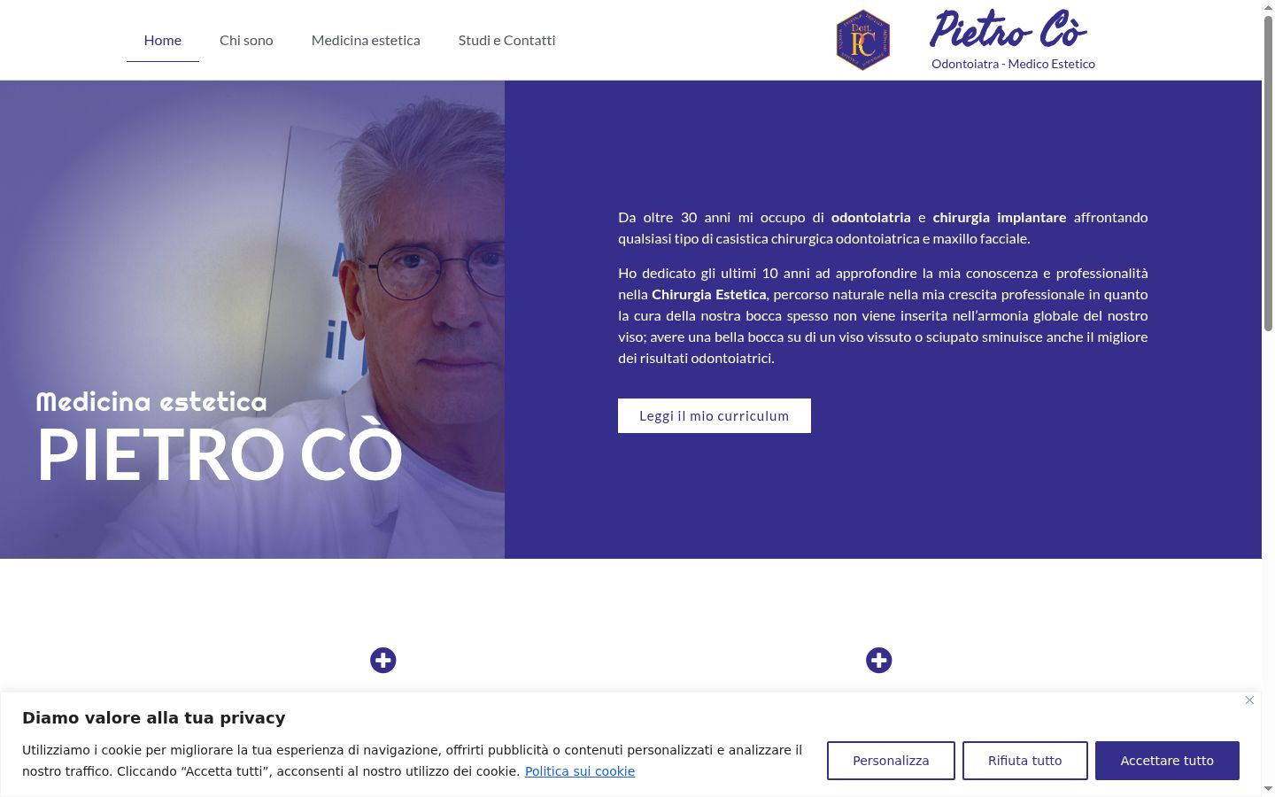 Screenshot van de toestemmingsbanner zoals getoond vóór enige interactie