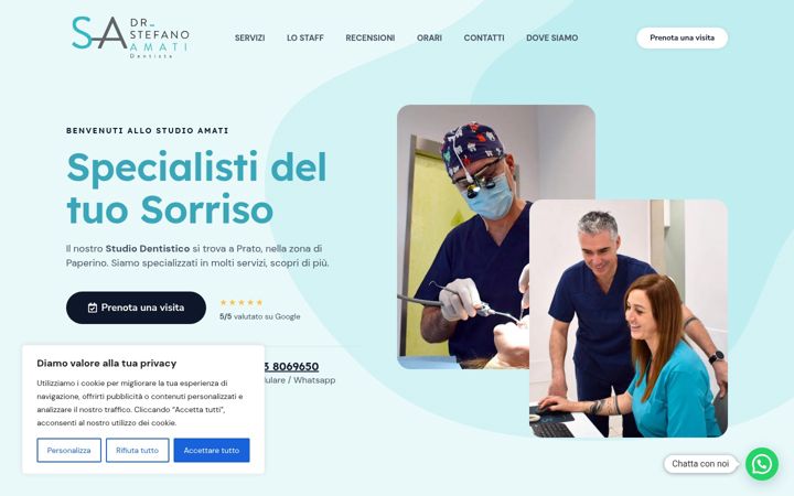 Screenshot van dottorstefanoamati.it