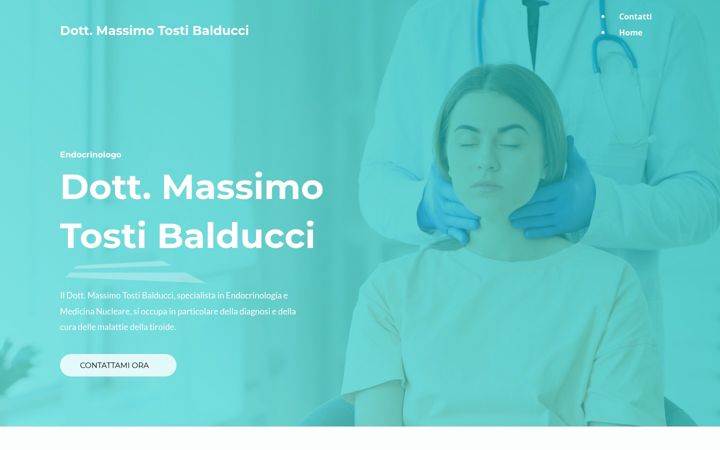 Screenshot of dottostibalducciendocrinologo.it