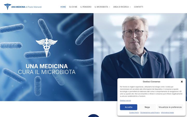 Screenshot of dottpaolomainardi.it