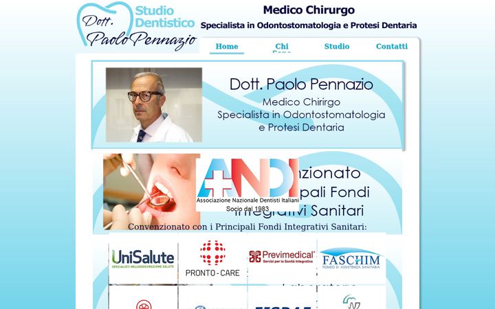 Screenshot of dottpaolopennazio.it