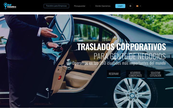 Screenshot of dottransfers.com