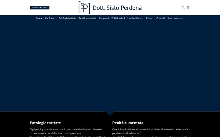 Screenshot of dottsisto-perdona.it