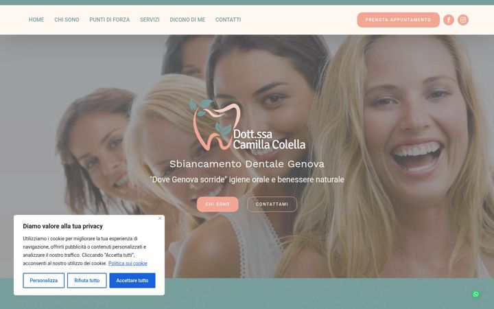 Screenshot of dottssacamillacolella.it