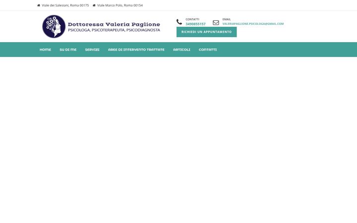 Screenshot of dottssavaleriapaglione.it