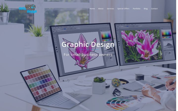Screenshot of dottyhippodesign.com