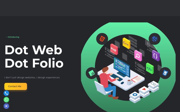 Screenshot of dotwebagency.net