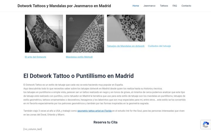 Screenshot di dotwork.es
