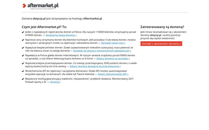 Snímek obrazovky dotyczy.pl