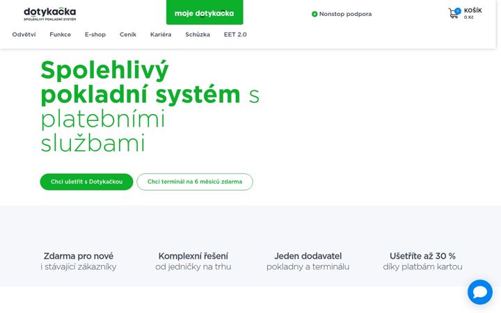 Screenshot of dotykacka.cz