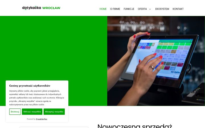 Screenshot of dotykackawroclaw.pl