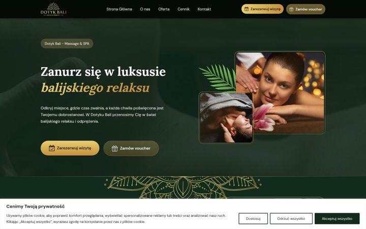 Snímek obrazovky dotykbali.pl