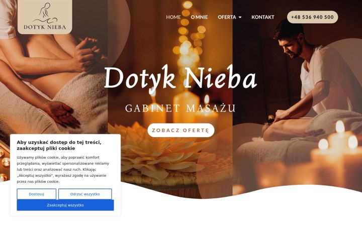 Screenshot of dotykniebagabinet.pl