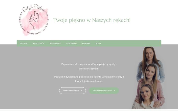 Screenshot of dotykpiekna.net