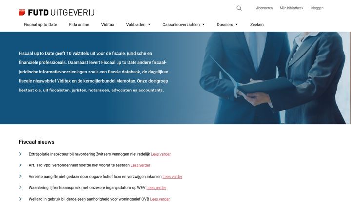 Screenshot of douanenieuws.nl
