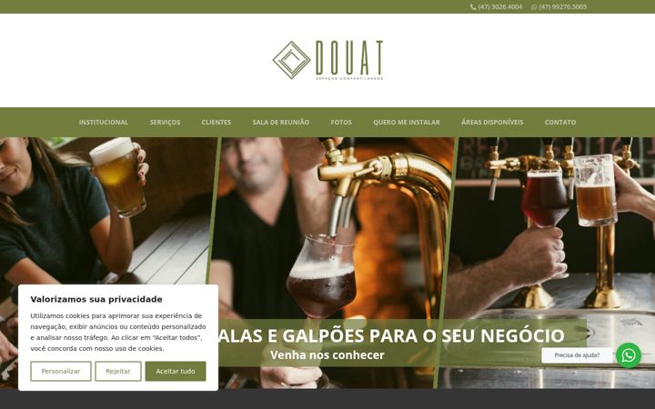 Screenshot of douatimoveis.com.br
