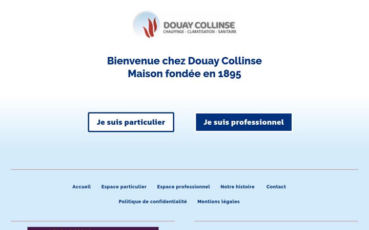 Screenshot of douay-collinse.fr