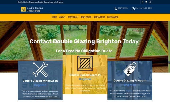Screenshot of double-glazingbrighton.uk