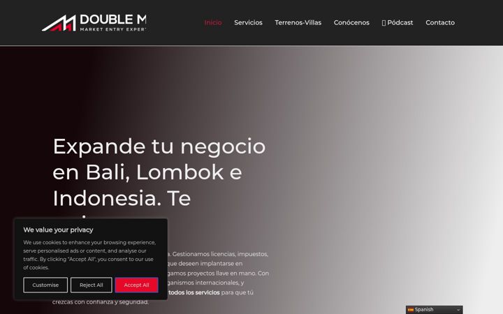 Screenshot of double-m-bali.co