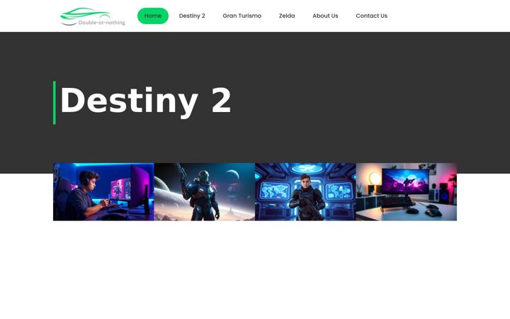 Screenshot of double-or-nothing.com
