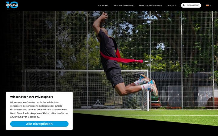 Screenshot of double10performance.com