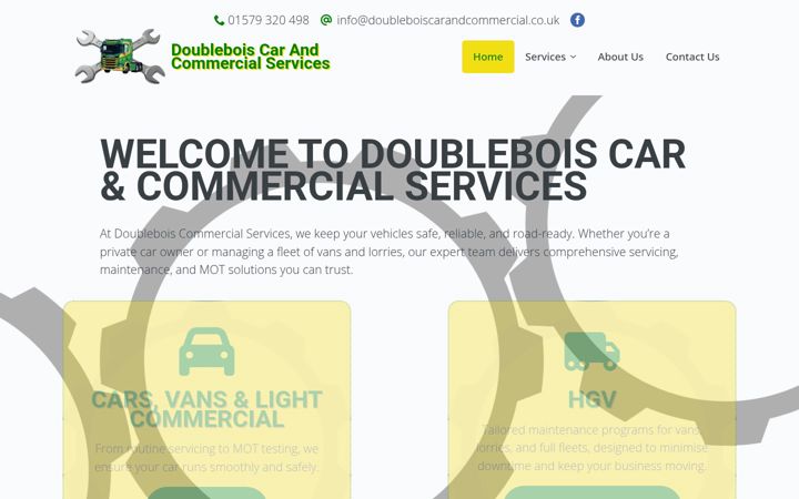 Screenshot of doubleboiscommercialservices.com