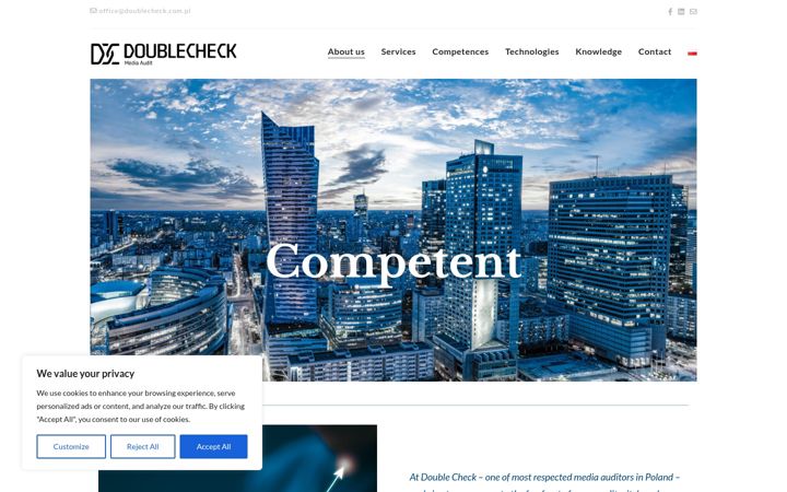 Snímek obrazovky doublecheck.pl