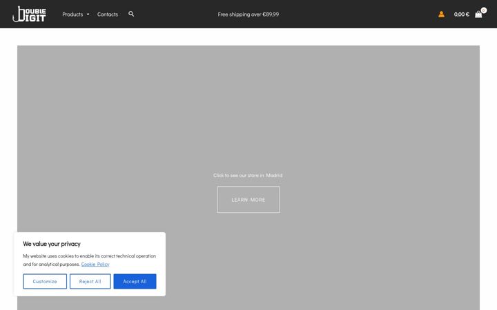 Screenshot of doubledigitstore.com