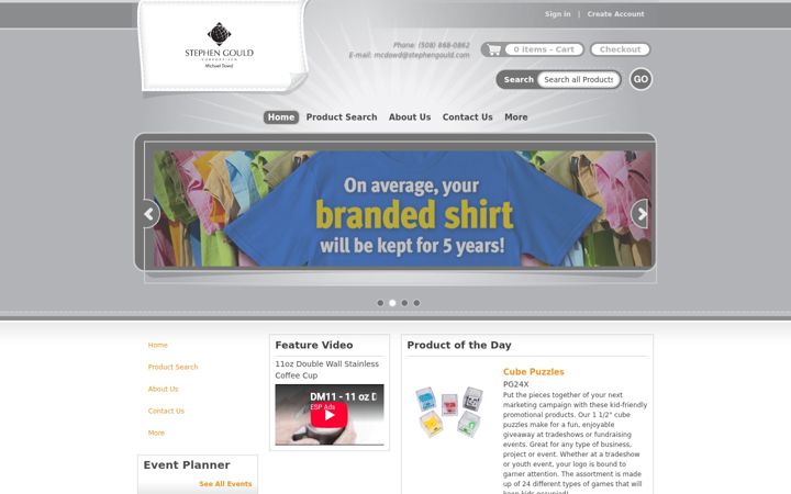 Screenshot of doubledpromotions.com