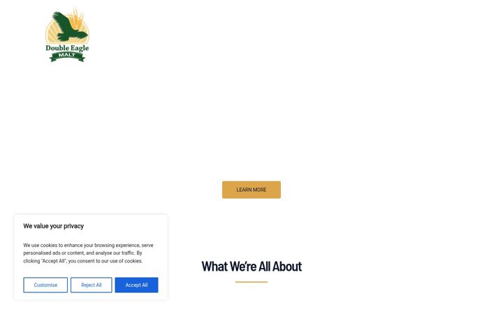 Screenshot of doubleeaglemalt.com