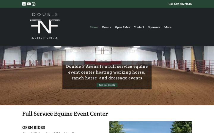 Screenshot of doublefarenas.com