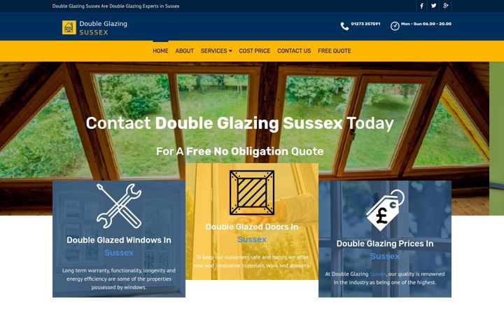 Snímek obrazovky doubleglazing-sussex.uk