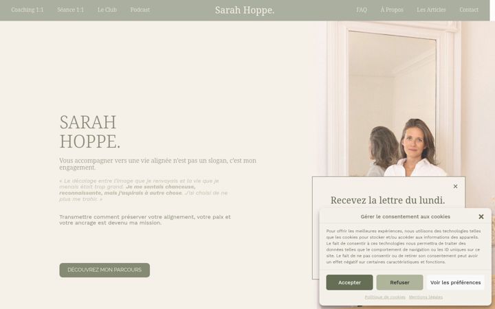 Screenshot of doublehoppe.com