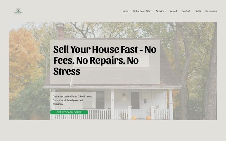 Screenshot of doublekeysolutions.com