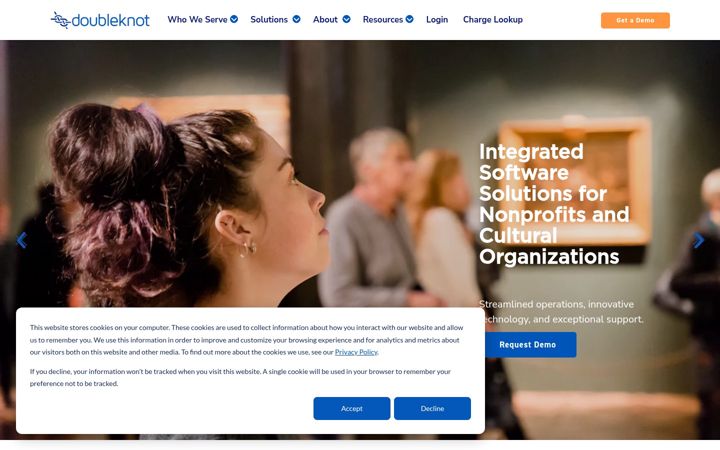 Screenshot of doubleknot.com