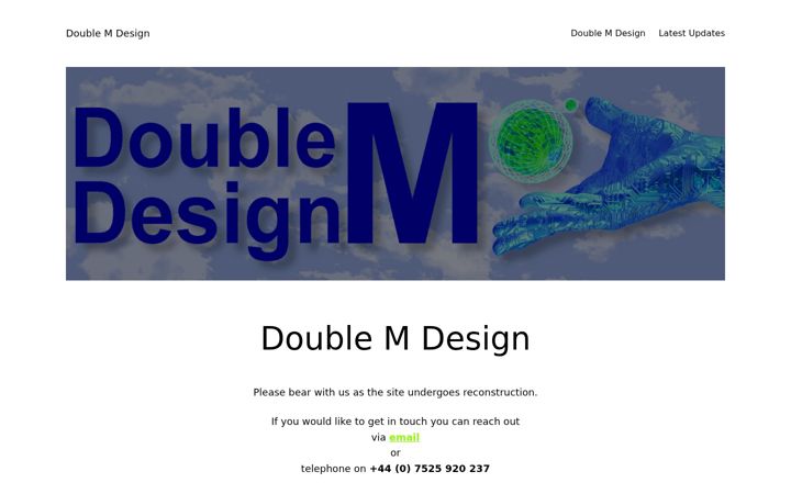 Screenshot of doublemwebdesign.co.uk