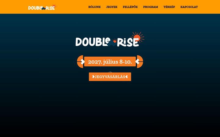 Screenshot of doublerisefestival.ro