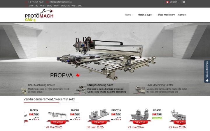Screenshot of doublesaw.ca