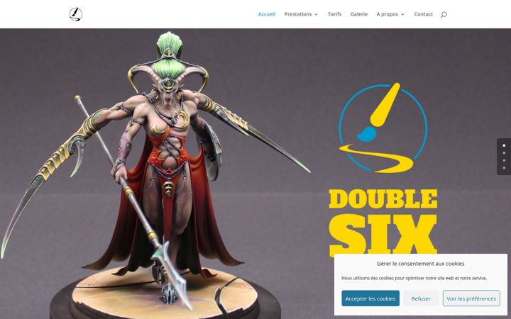 Screenshot of doublesixminis.com
