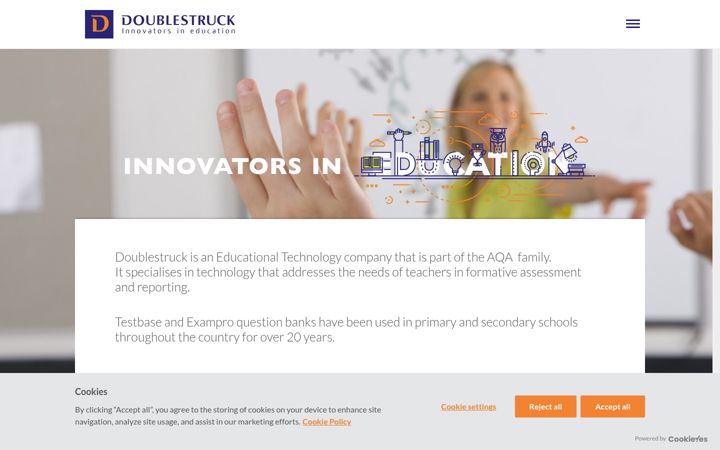 Screenshot of doublestruck.co.uk
