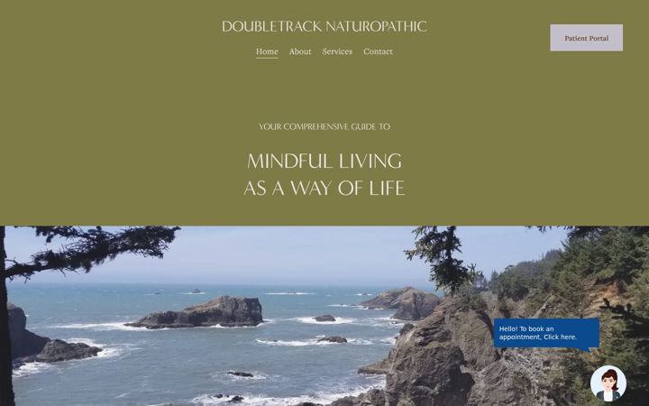 Screenshot of doubletracknaturopathic.com