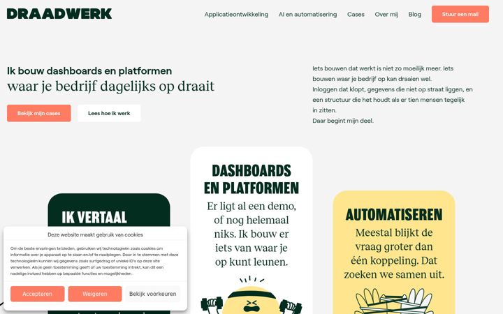 Screenshot of doubleweb.nl