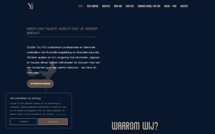 Screenshot of doubleyoupro.nl