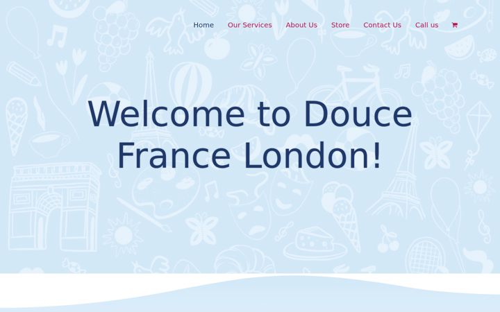Screenshot of doucefrancelondon.com
